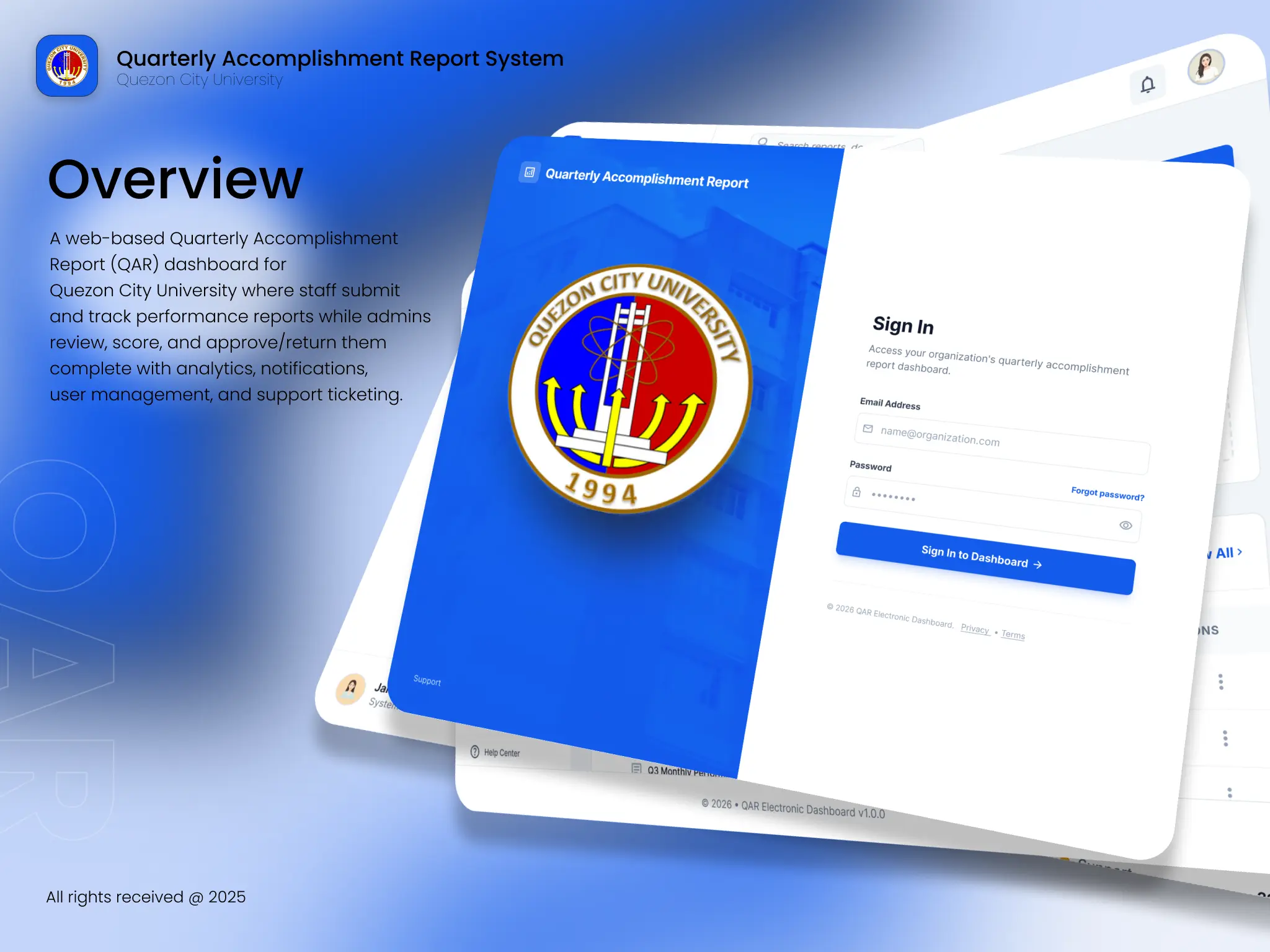 QAR System screenshot 1